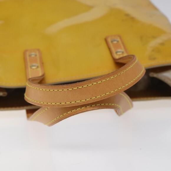 LOUIS VUITTON Monogram Vernis Reade PM Hand Bag Beige M91334 - Picture 7 of 12